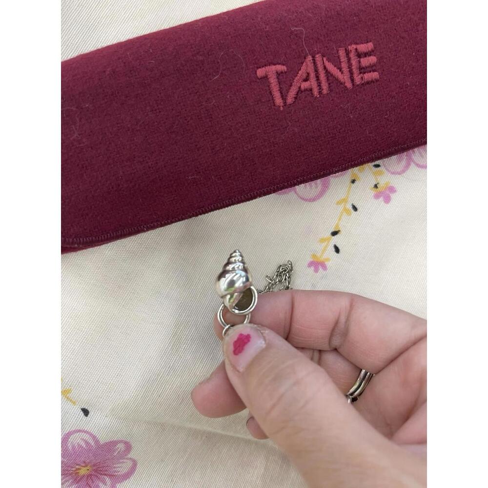 Tane Mexico‎ Sterling Silver 925 Seashell Pendant Necklace with Pouch H80